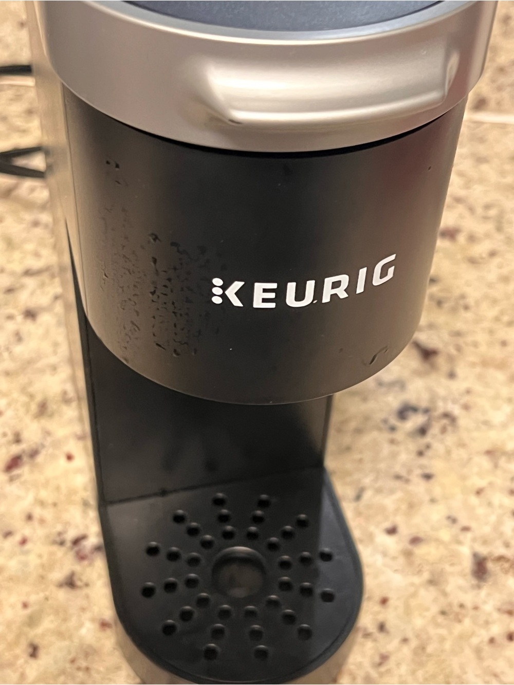 Keurig Black and Silver Single-Serve Coffee Maker